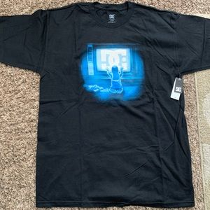 DC tee shirt, Large, brand new but has a slight hole due to the tag being rip